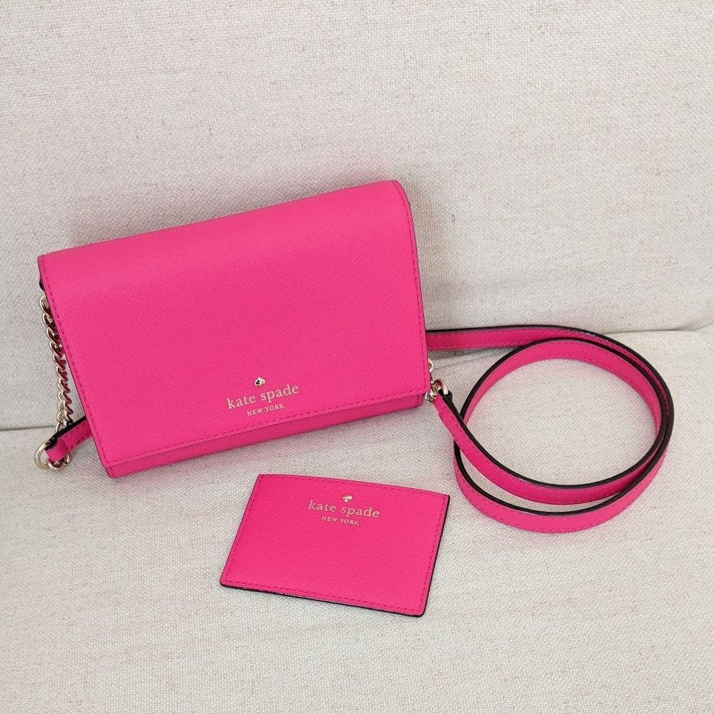 KATE SPADE BUNDLE Matching Crossbody & Card Holder